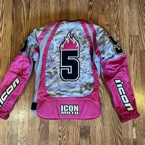 ICON women’s motorcycle/motocross jacket..